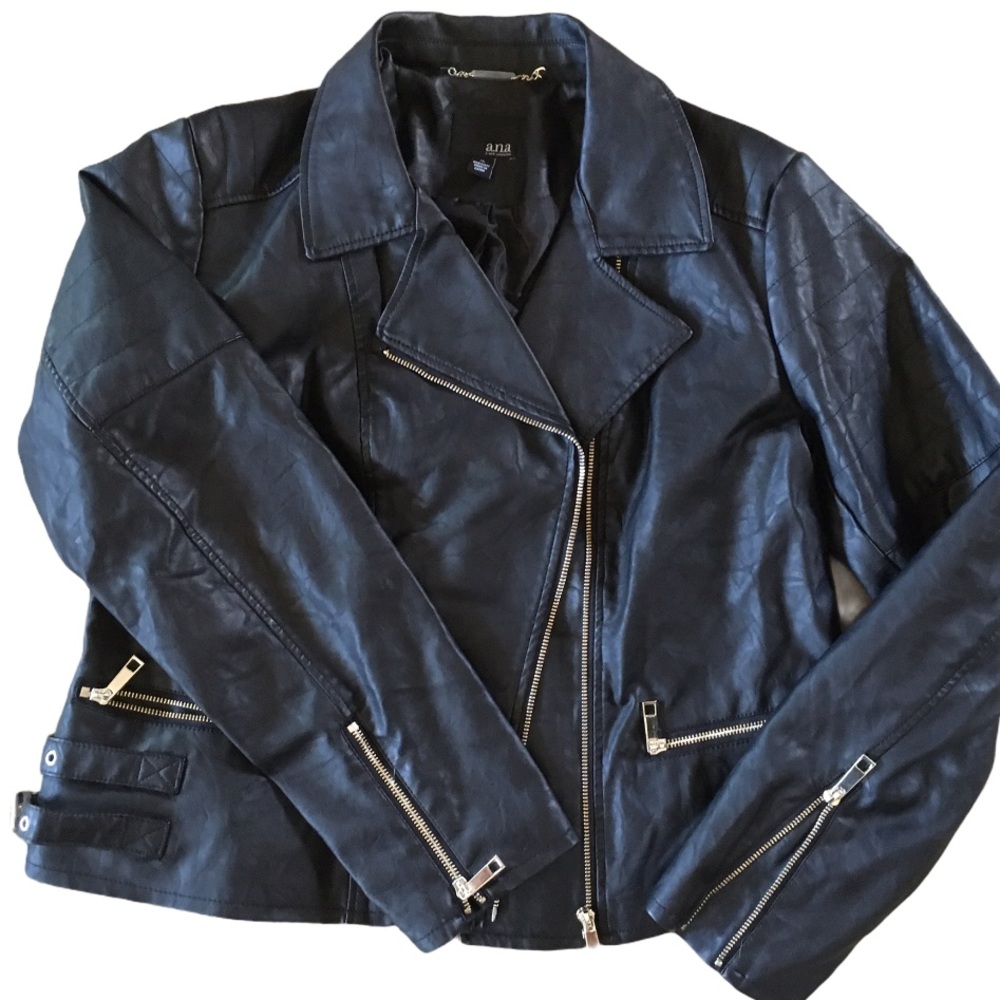 NWOT Faux Leather Jacket
